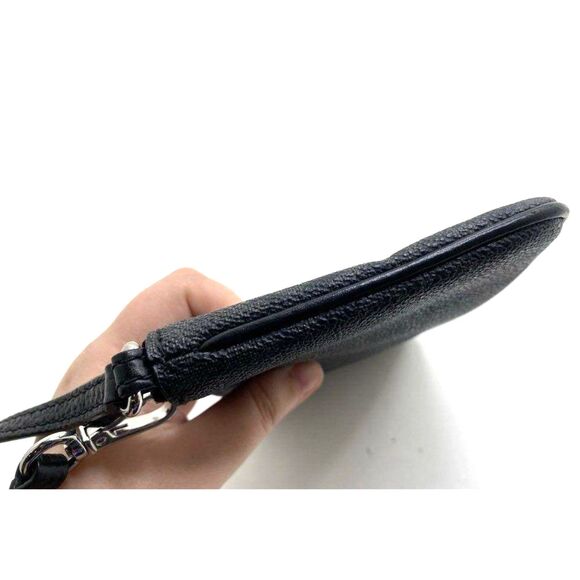 Michael Kors Black/gray Jet Set Travel Large Logo Wristlet Pouch Wallet - Picture 4 of 11